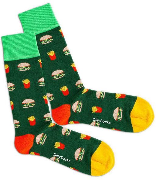 DillySocks Socken Junk Food aus Biobaumwoll-Mix