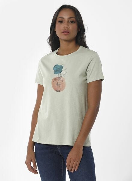 ORGANICATION T-Shirt aus Bio-Baumwolle mit Print
