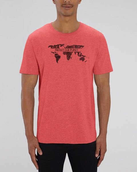 Human Family Bio Unisex Rundhals T-Shirt "Protect our Planet"