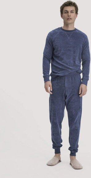 hessnatur Frottee Schlafhose Relaxed PURE COTTON aus reiner Bio-Baumwolle