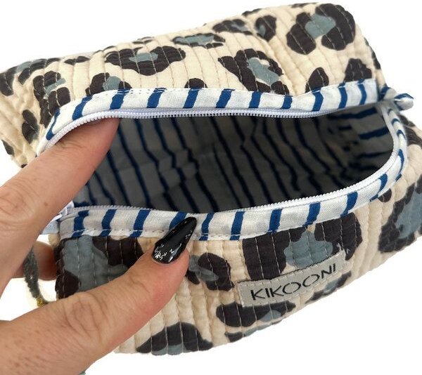 KIKOONI handgefertigte kleine Kosmetiktasche "Small K "