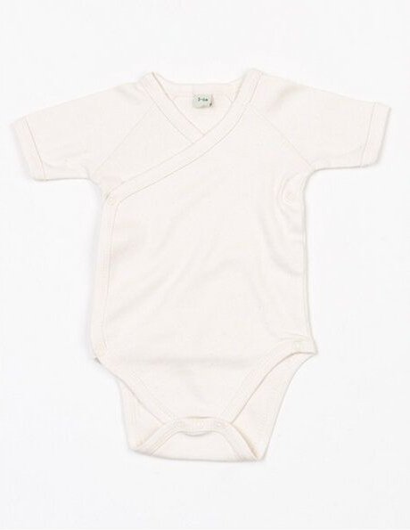 Babybugz Baby Kimono Wickelbody Strampler Kurzarm