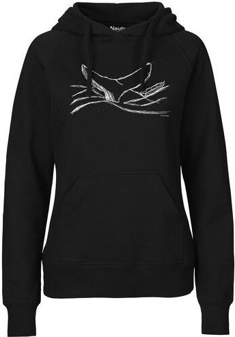 ilovemixtapes Fair gehandelter Frauen Hoodie "whale, by the sea..."organic & fair