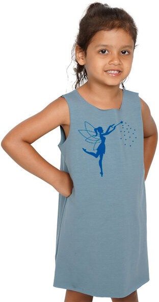 HANDGEDRUCKT "Zauberfee" Kinder Biokleidchen (kbA)