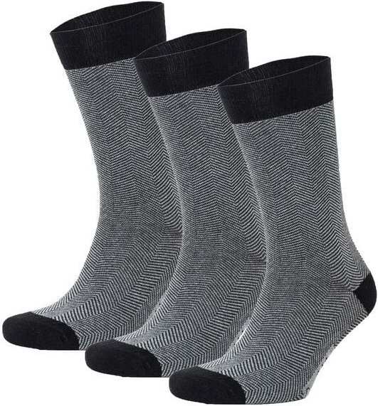 Thumbnail - Opi and Max 3 Paar Herringbone Herren Socken aus Bio-Baumwolle (90% GOTS-zertifiziert) Opi & Max