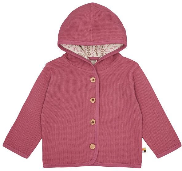 loud + proud Babys & Kinder Jacke in Waffeloptik, GOTS-zertifiziert