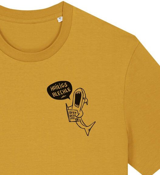 päfjes Hailigs Blechle Hai Kochen - Unisex Männer T-Shirt Bio & Fair