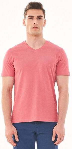 Thumbnail - ORGANICATION Basic T-Shirt aus Bio-Baumwolle mit V-Ausschnitt