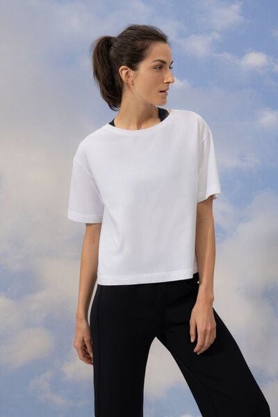 Soulwear Oversized Yoga T-Shirt Natural aus Bio-Baumwolle