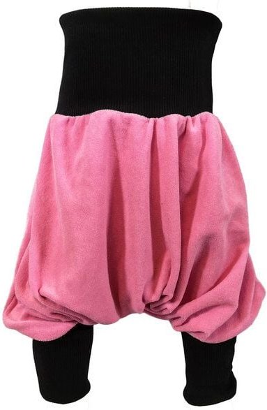 liebewicht Bio Yogahose Pumphose aus rosa Frottee mit Bündchen nach Wahl