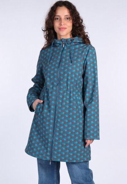 Lykka du Nord Damen Regenjacke aus recyceltem Polyester - Laetitia | Softshellmantel | 3000mm Wassersäule