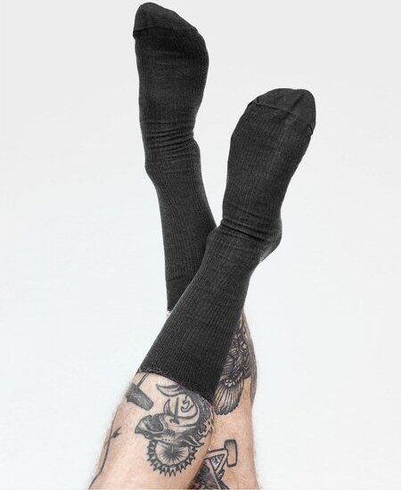 erlich textil Casual Cotton Gerippte Socken im 3er Pack aus Bio-Baumwolle, made in Europe