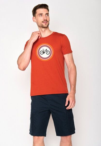 GREENBOMB Bike Target Guide - Sportliches T-Shirt aus Bio-Baumwolle / hochwertiger Print / GOTS / Fair & Vegan
