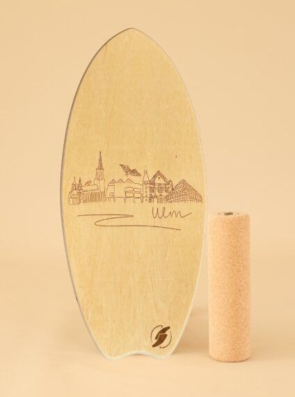 Surfstylefever Balance Board Skyline Edition – Kunst trifft Bewegung