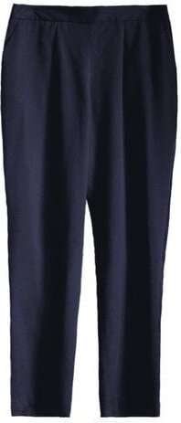 l'amour est bleu Schmale Bundfaltenhose aus Tencel