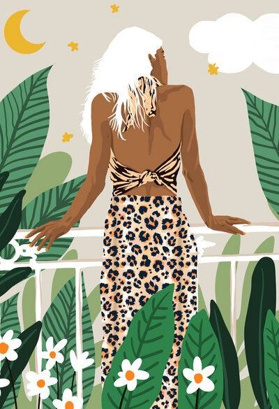 Photocircle Poster / Leinwandbild - Trust The Wait. Embrace The Uncertainty. Enjoy The Beauty Of Becoming