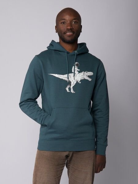 watapparel Hoodie Unisex Astronaut on T-Rex