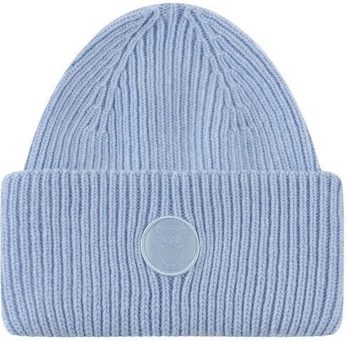 KnowledgeCotton Apparel Woll-Mütze - Rib Beanie - aus 100% Merino Wolle