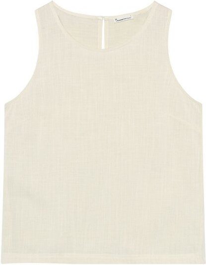 KnowledgeCotton Apparel Blusentop aus Ecovero und Bio-Leinen