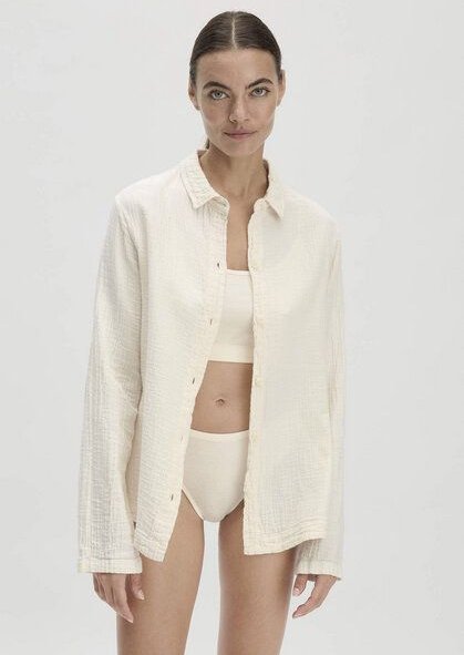 hessnatur Musselin Shirt Relaxed PURE COMFORT aus reiner Bio-Baumwolle