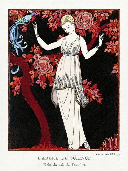 Photocircle Poster / Leinwandbild - L'Arbre de science von George Barbier