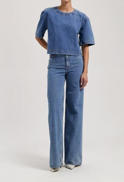 MUD Jeans Sara High Loose - Stone Indigo