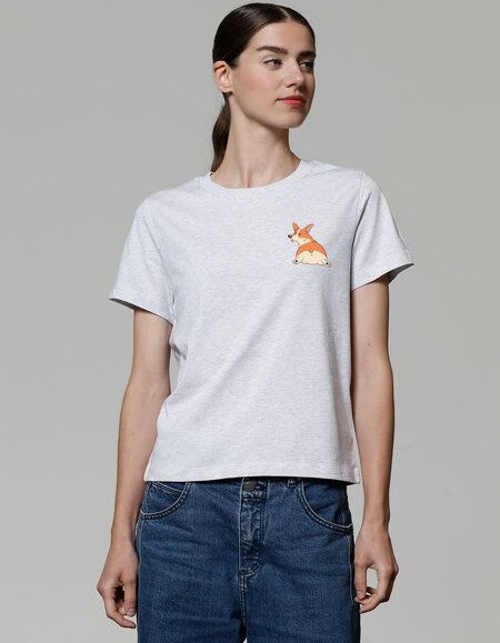 watapparel T-Shirt Frauen Corgi