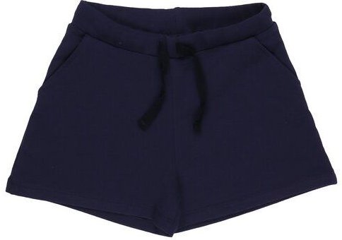Kinder Shorts GOTS zertifiziert – Dunkelblau, Bund mit Kordel, weich & bequem | von Walkiddy