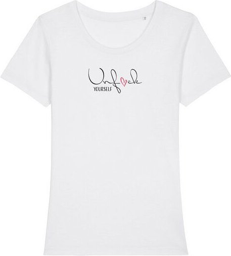 Human Family Bio Damen Statement T-Shirt "Unf*ck yourself" aus Bio-Baumwolle