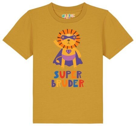 watabout.kids T-Shirt Kinder Löwe Superbruder