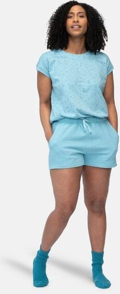 greenjama Damen Short in Strukturmuster, aus Bio Baumwolle und GOTS zertifiziert