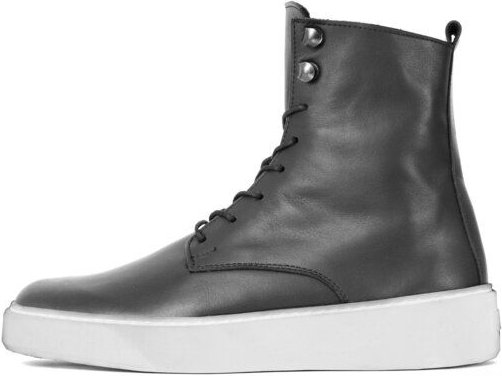 SORBAS '96v vegane Boots aus recycling Kunstleder Schwarz