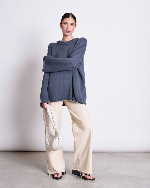 JAN N JUNE Strickpullover SONA aus Bio-Baumwolle GOTS