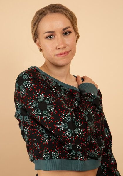 Die rote Zora Cropped Sweater Starlight