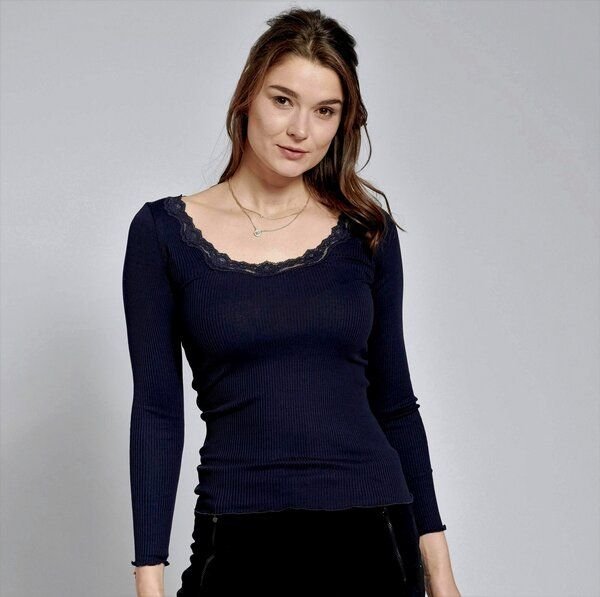 Kokon Zwo Langarmshirt 70% Seidenrippe (peacesilk), 30% Baumwolle (kbA)