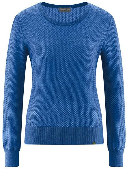 Thumbnail - HempAge Damen Lochstrick Pullover Hanf/Biobaumwolle