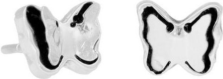 pakilia Silber Ohrstecker Schmetterling Fair-Trade und handmade