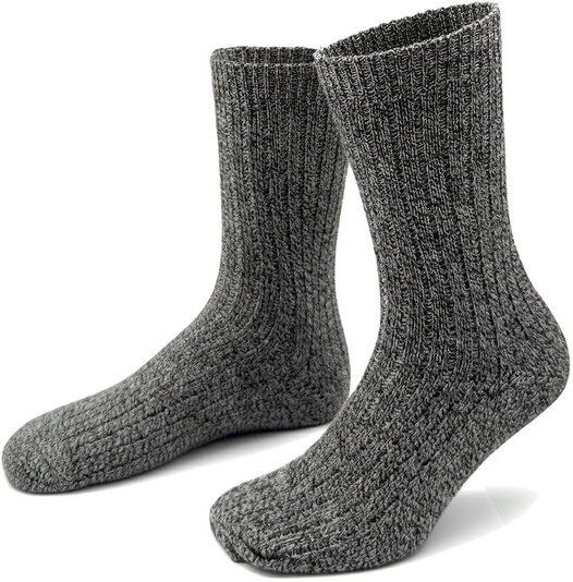 Opi and Max 3 oder 12 Paar Norweger Rillen Socken – GOTS-zertifizierte Baumwollsocken, 90% Bio-Baumwolle, Unisex für Män...