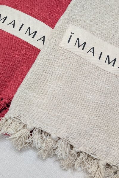 Thumbnail - ÏMAIMA Amba Schal aus Bio- Baumwolle