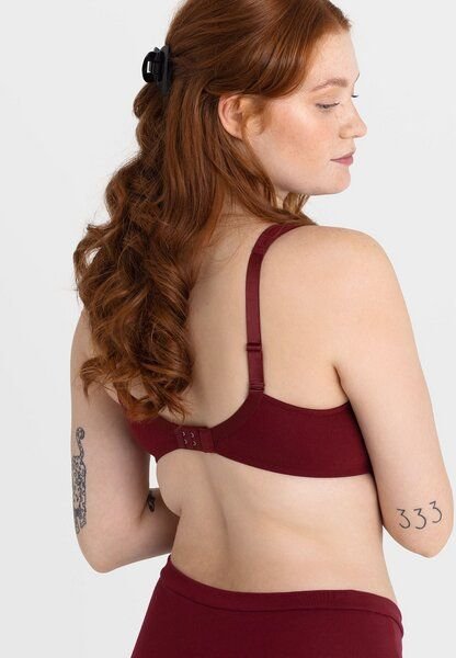 Thumbnail - erlich textil Henriette bügelloser BH mit Spitze aus Bio-Baumwolle, made in Europe