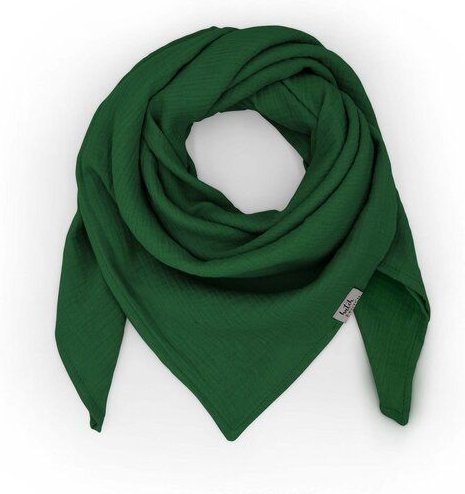 Hutch&Putch Musselin Halstuch - Schal - Tuch für Erwachsene (Damen und Herren) einfarbig aus 100% Bio-Baumwolle