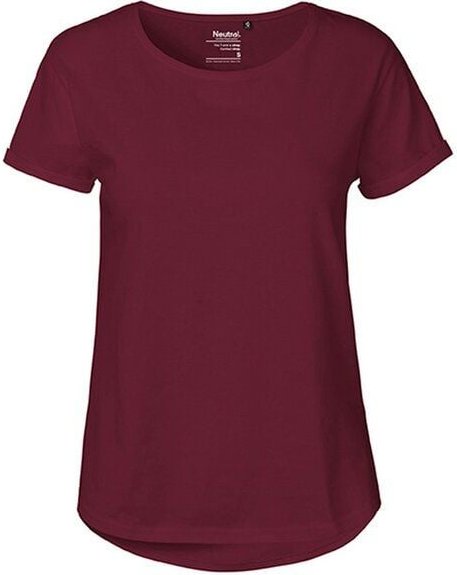 Neutral® Damen Roll Up Sleeve T-Shirt von Neutral Bio Baumwolle Rollärmel