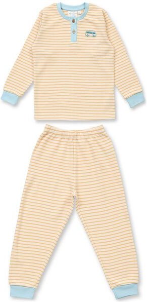 Sense Organics & friends in cooperation with GARY MASH Kinder Schlafanzug feine Ringel aus Biobaumwolle