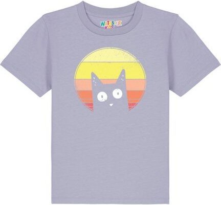 watabout.kids T-Shirt Kinder Sunset Cat