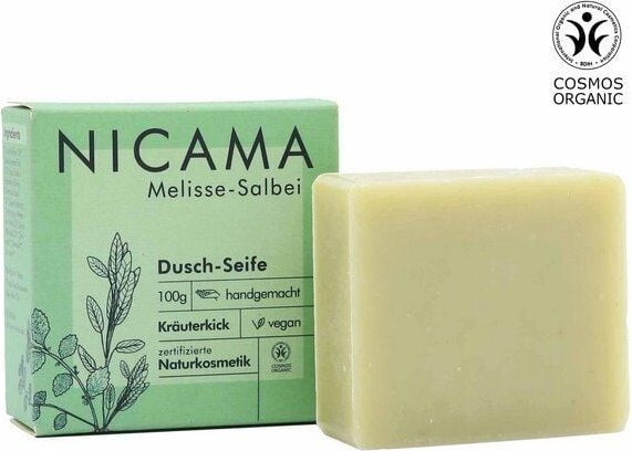 NICAMA Duschseife Melisse-Salbei