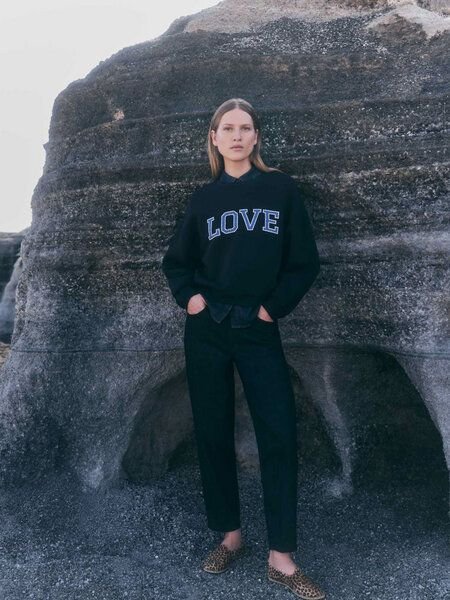 LANIUS Statementsweatshirt (GOTS) aus Bio-Baumwolle