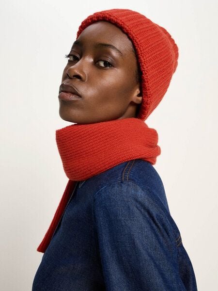 LANIUS Strickmütze aus Bio-Schurwolle und Bio-Baumwolle