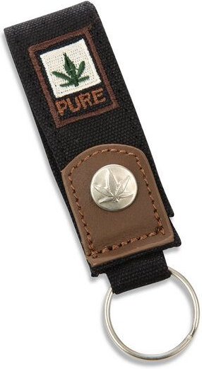 HF-0057 Hanf Schlüsselanhänger groß Hanf-Baumwolle-Mix von Pure Concept