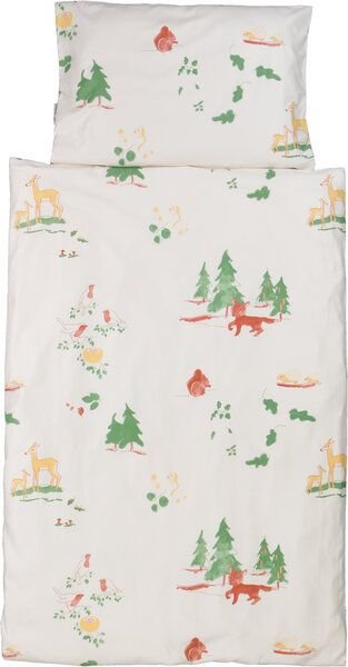 ingegerd Kinderbettwäsche waldtiere für Wiege und Kleinkindbett