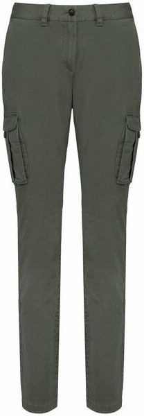 Greenspired Umweltfreundliche ausgewaschene Damencargohose 250g/m²